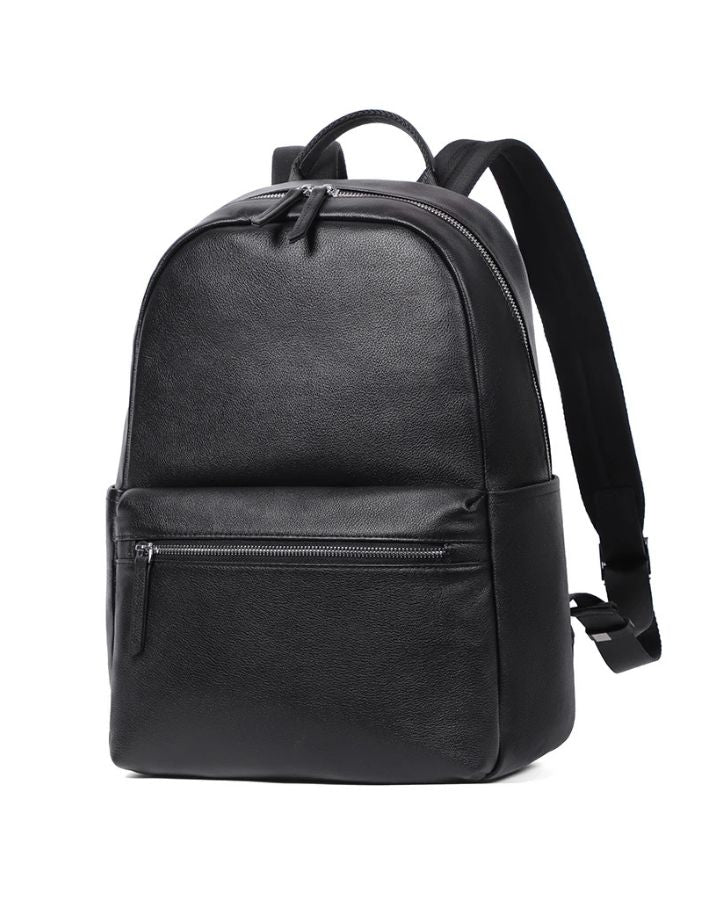 En Cuir Noir Petit Sac A Dos De Ville Pour Homme Sac à Dos Femme En