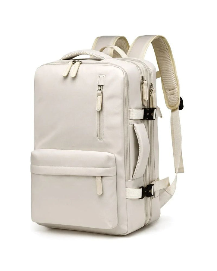 Sac à dos cabine extensible, coloris crème