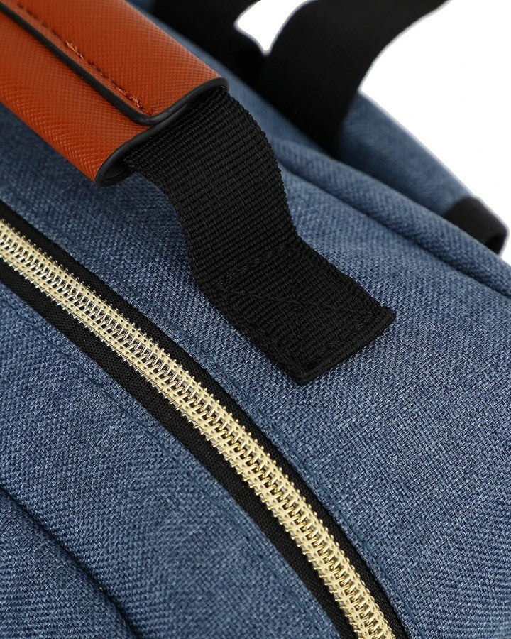 Petit Sac à Dos de Ville, poignée renforcée en cuir