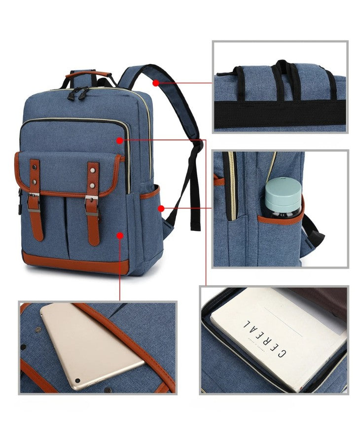 Petit Sac à Dos de Ville, multiples poches