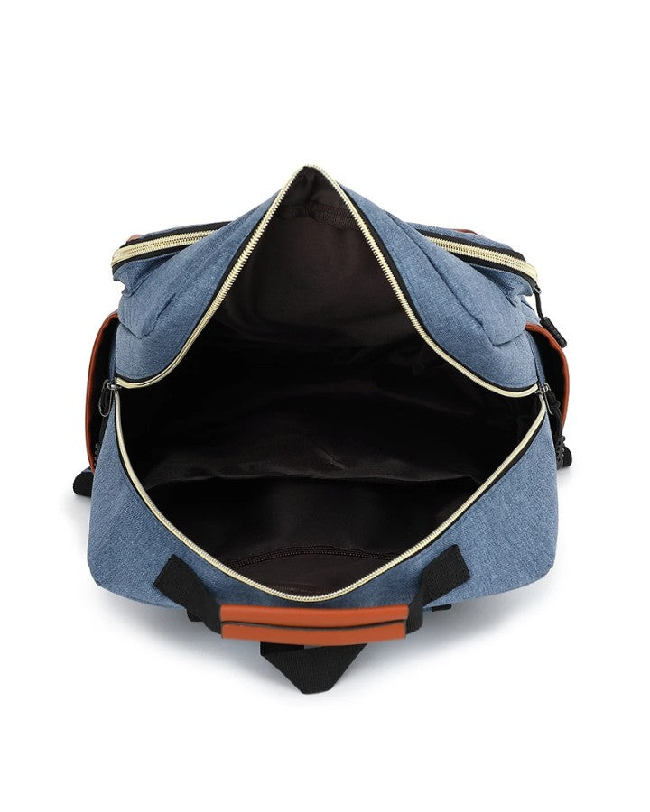 Petit Sac à Dos de Ville, intérieur avec séparation et poche zippée