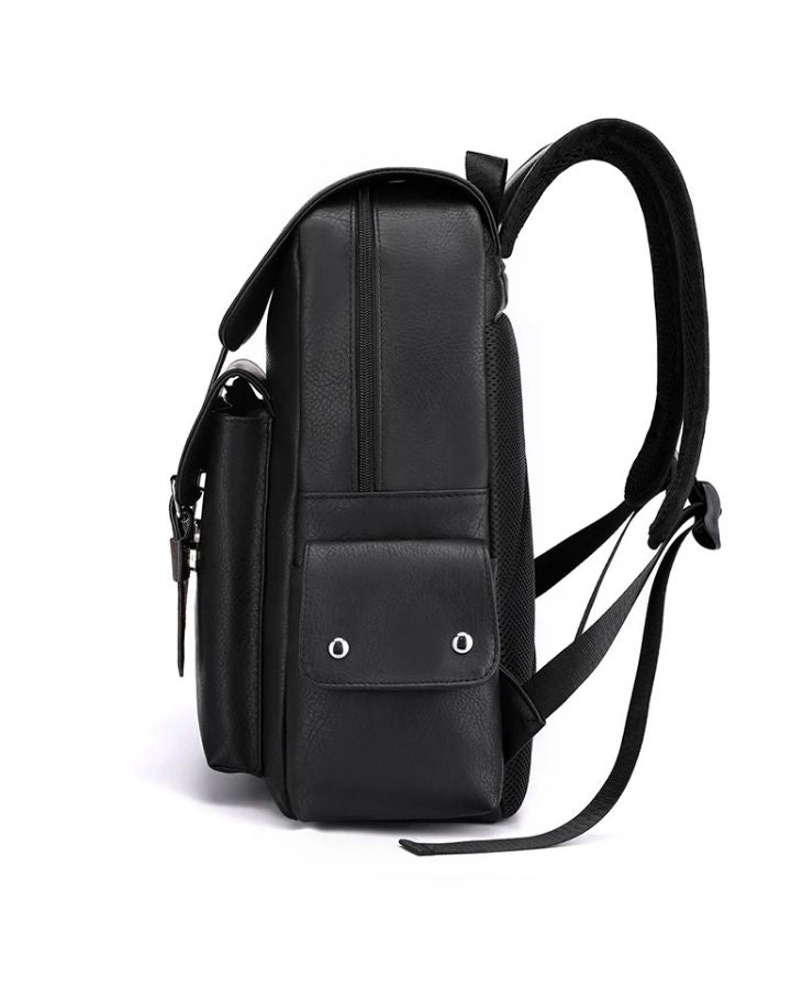 Petit Sac à Dos Simili Cuir, vue de profile