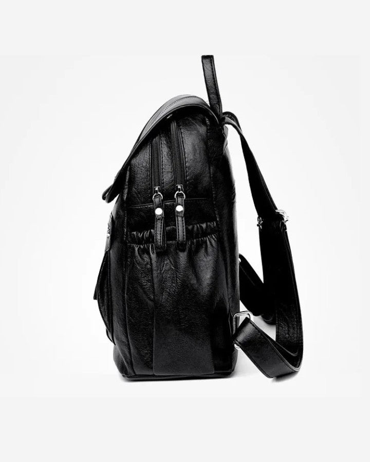 Petit Sac à Dos en Simili Cuir Femme, vue de côté
