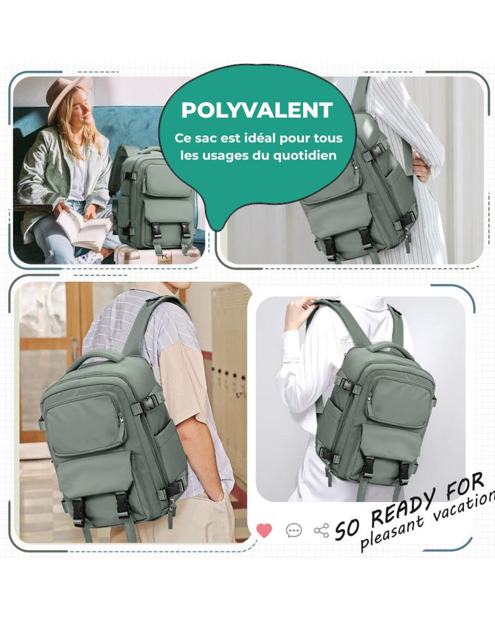 Sac à dos 40 x 20 x 25 cm, polyvalent