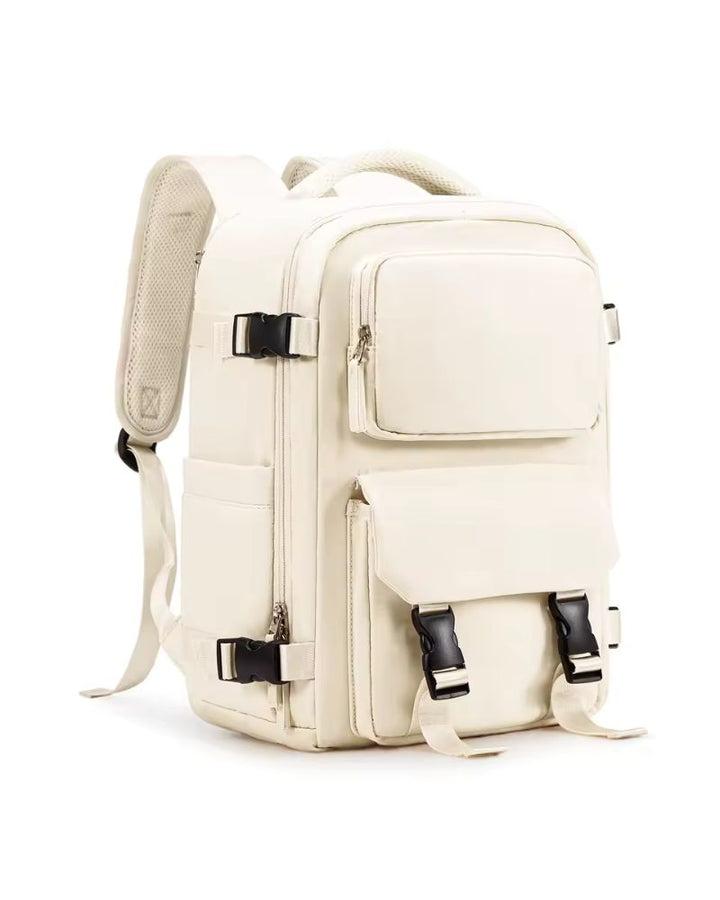 Sac à dos 40 x 20 x 25 cm, coloris blanc cassé