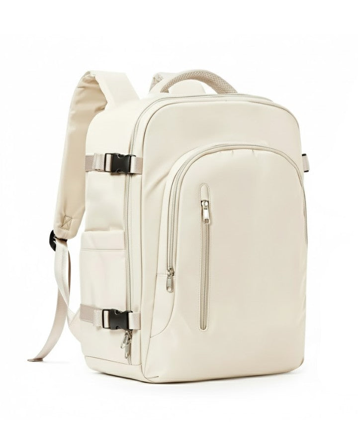 Sac à dos 45 x 36 x 20 cm coloris beige / crème