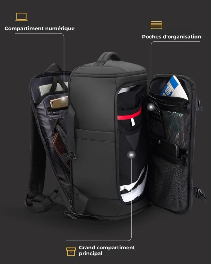Sac à Dos 45 x 36 x 20 cm Easyjet, avec compartiment numériques, poches d'organisations, grand compartiment principal