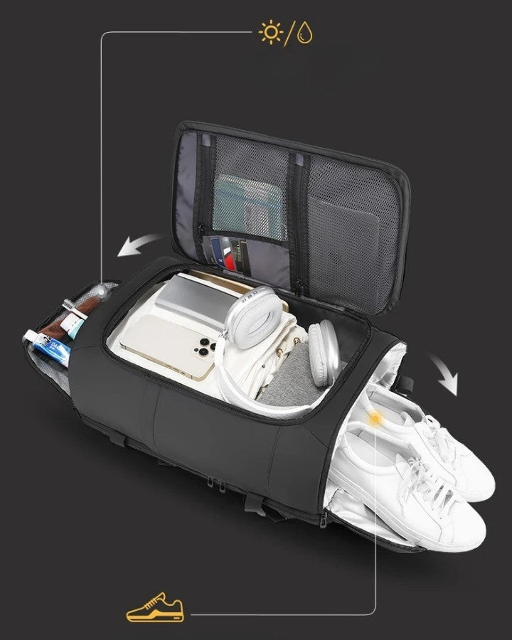 Sac à Dos 45 x 36 x 20 cm Easyjet, avec compartiment chaussures et trousse de toilette étanche intégrée