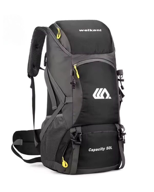 Sac à Dos 50 Litres Ultra Léger, noir