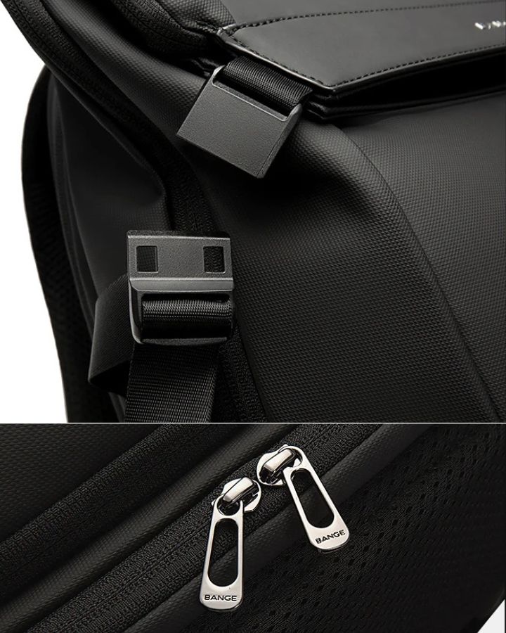 Sac à Dos à Rabat Homme, fermeture à boucle magnétique et fermeture éclair