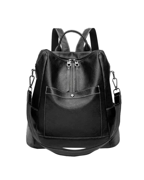 Sac à dos bandoulière cuir femme