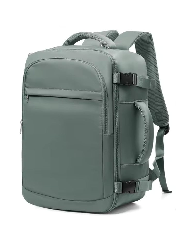 Version verte du sac à dos cabine 40 x 30 x 20 pour city trip
