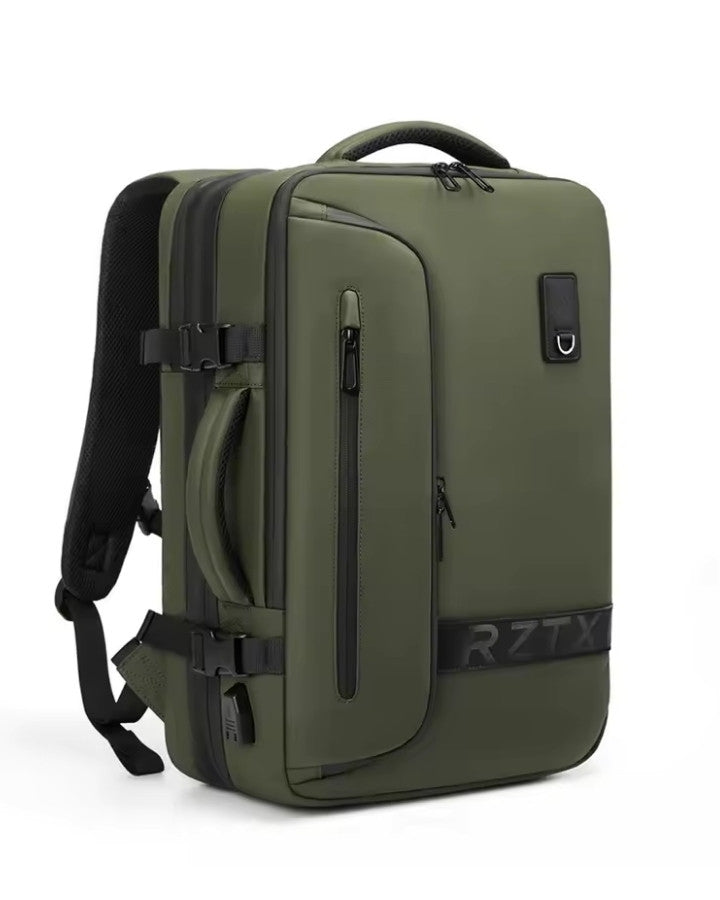 Sac à Dos de Compression Voyage Sans Aspirateur, kaki