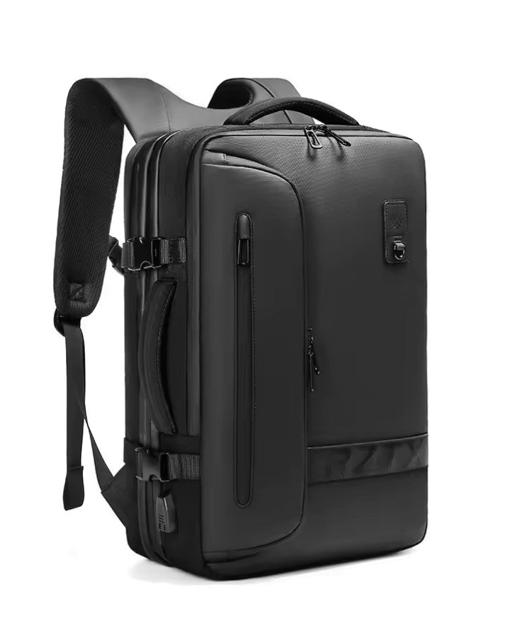 Sac à Dos de Compression Voyage Sans Aspirateur, noir