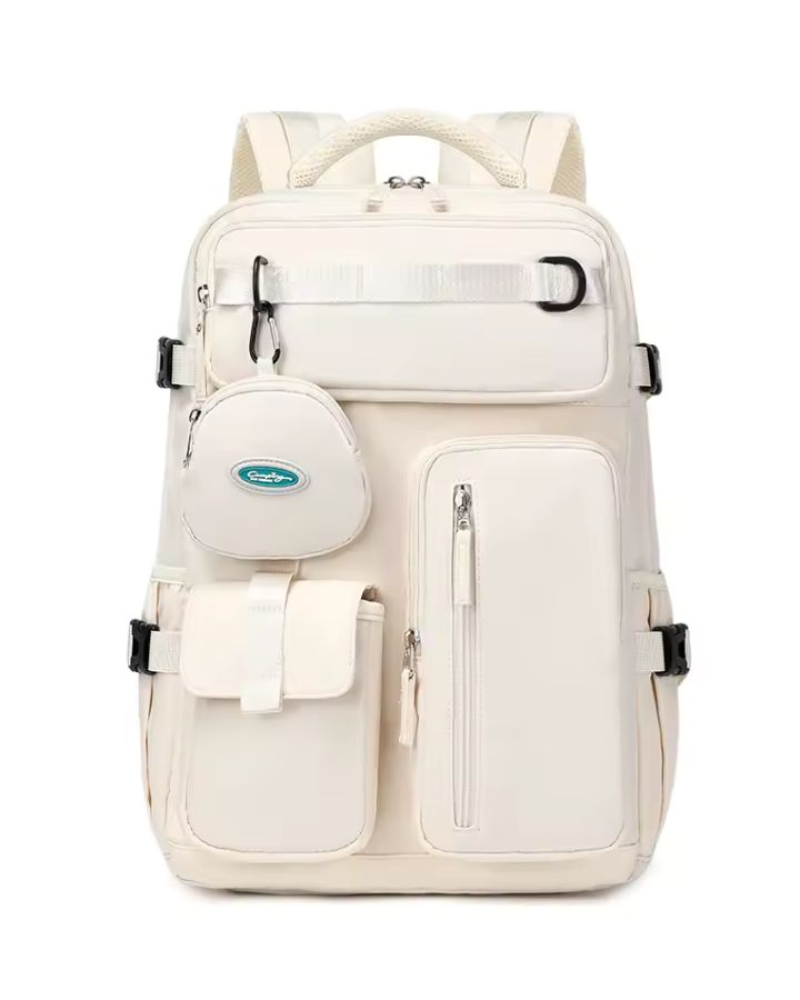 Sac à Dos de Voyage Pratique, crème