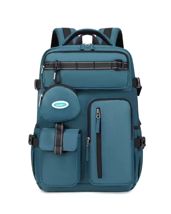 Sac à Dos de Voyage Pratique, vert canard