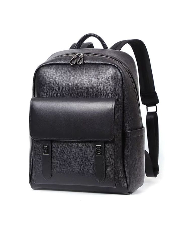 Sac à dos design en cuir véritable homme