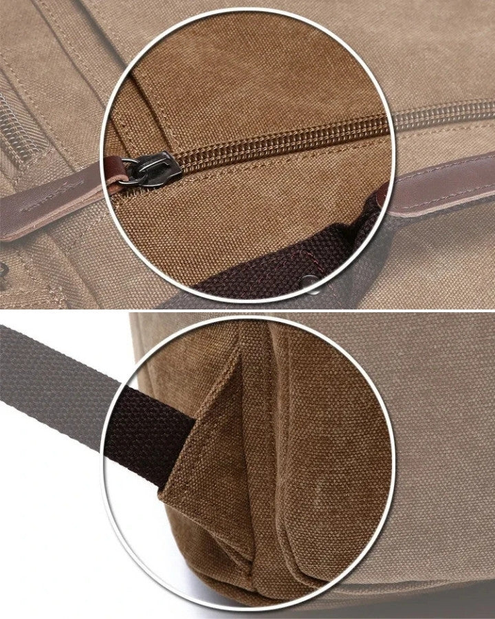 Sac à Dos en Toile Vintage