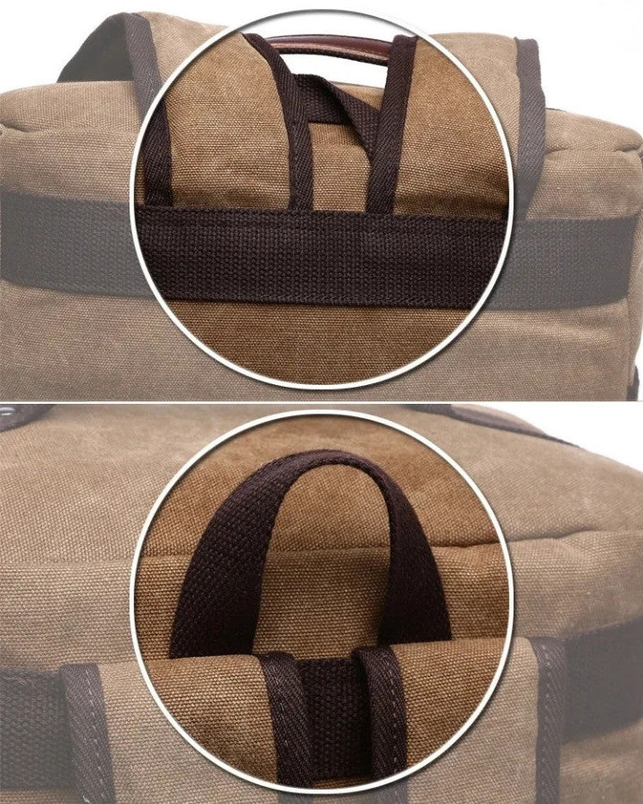 Sac à Dos en Toile Vintage