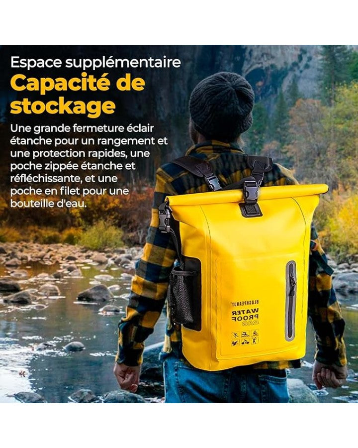 Sac à Dos Étanche pour Nager, capacité de stockage