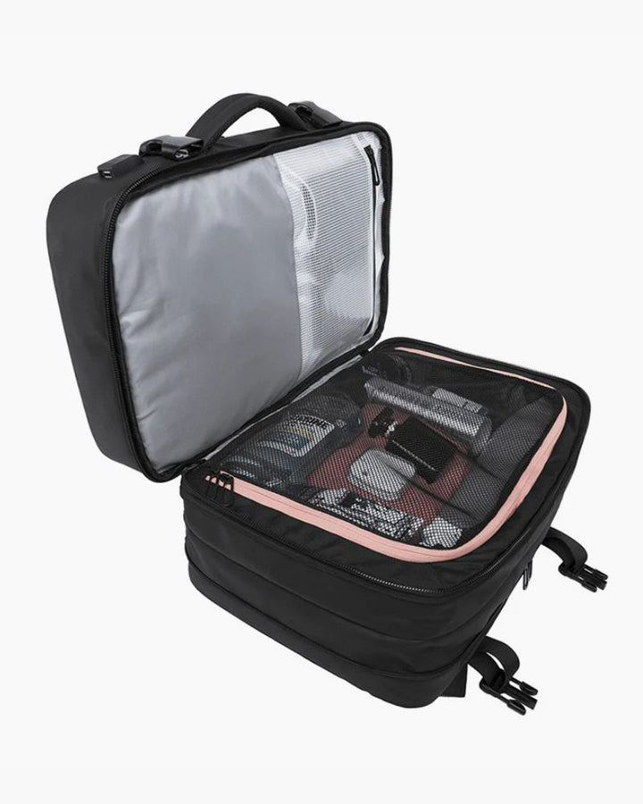 Sac à dos de voyage extensible, ouverture type valise à 180°