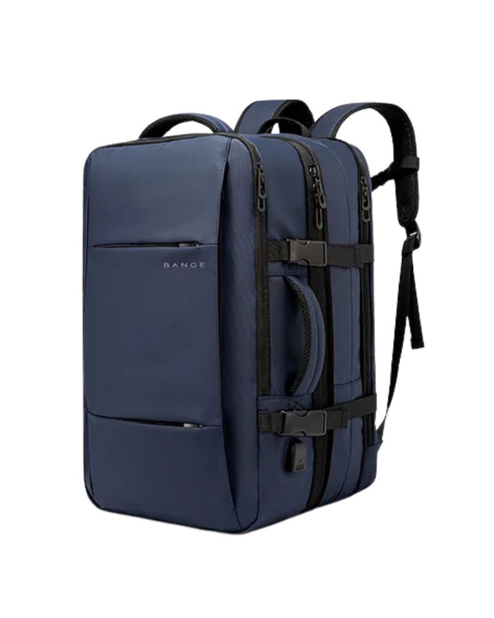 Sac à dos de voyage extensible, bleu marine