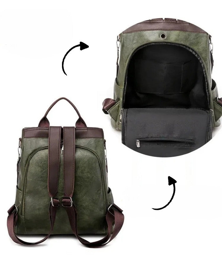 Sac à Dos Faux Cuir Femme - Style Vintage