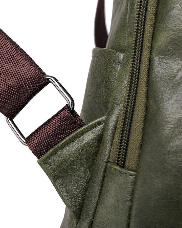 Sac à Dos Faux Cuir Femme - Style Vintage, détails