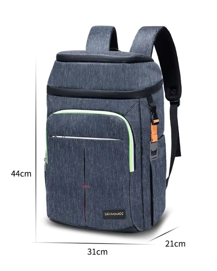 Dimensions du sac à dos glacière isotherme 28L pour pique-nique et voyage.