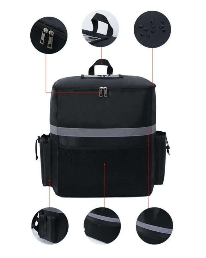 Sac à Dos Isotherme 35 Litres, déperlant, réfléchissant, poches externes