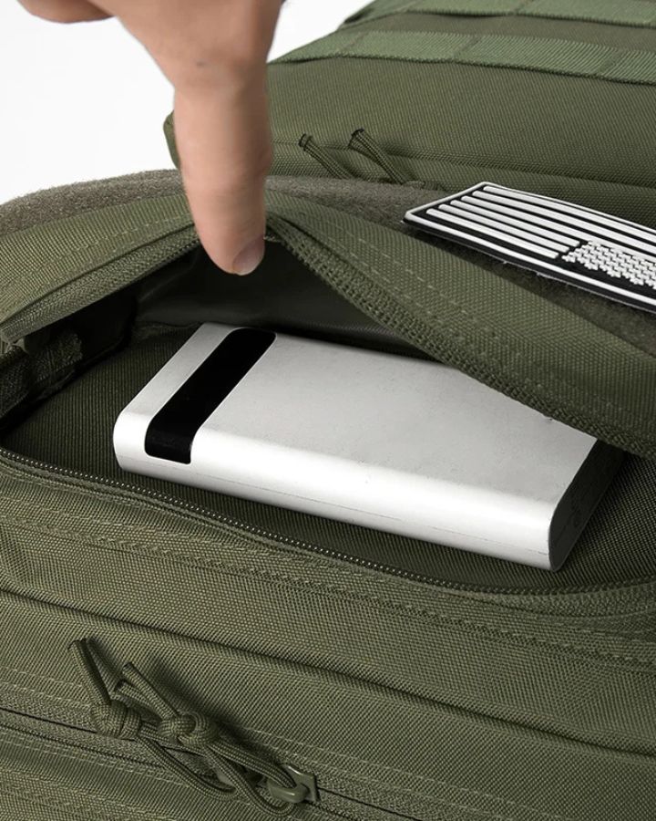 Sac à Dos Militaire 45 Litres, poche frontale
