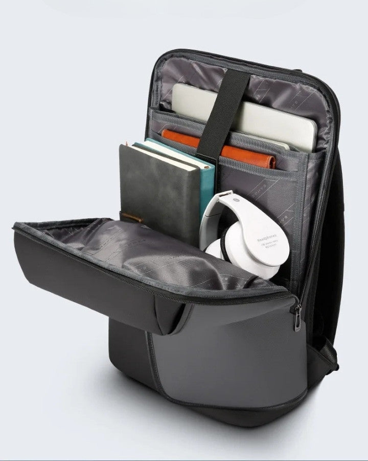 Sac à Dos Ordinateur Homme Chic, multicompartiments, pc, tablette, livre, casque musique