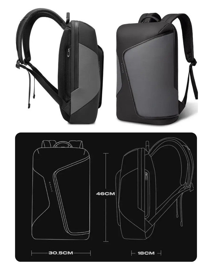 Sac à Dos Ordinateur Homme Chic, dimensions : 46 × 30.5 × 18 cm
