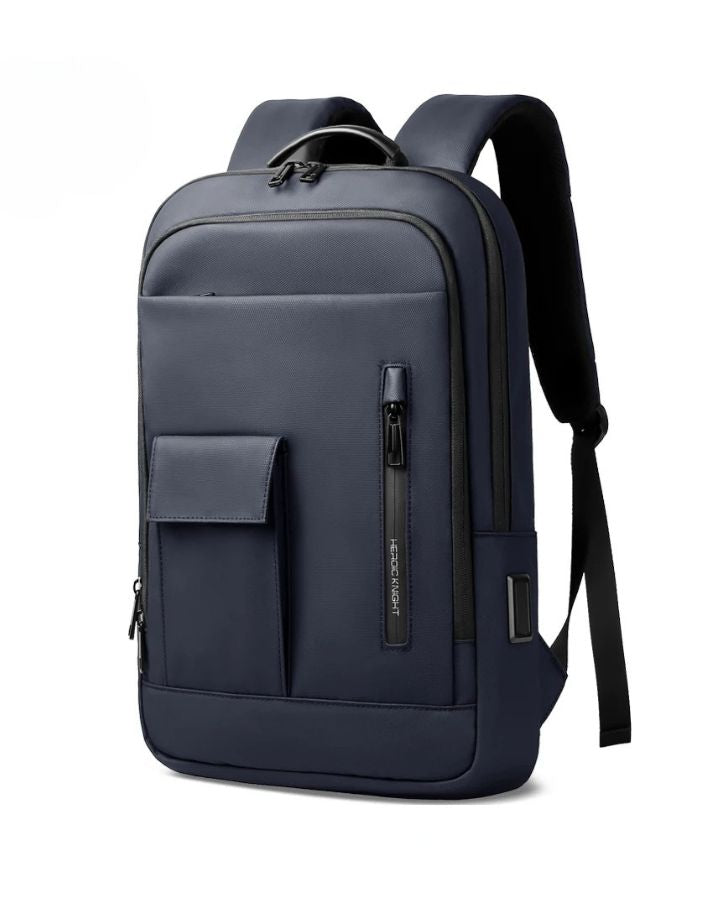 Sac à Dos Ordinateur Portable Imperméable, bleu marine