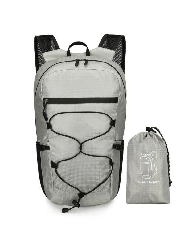 Sac à Dos Pliable et Léger, gris