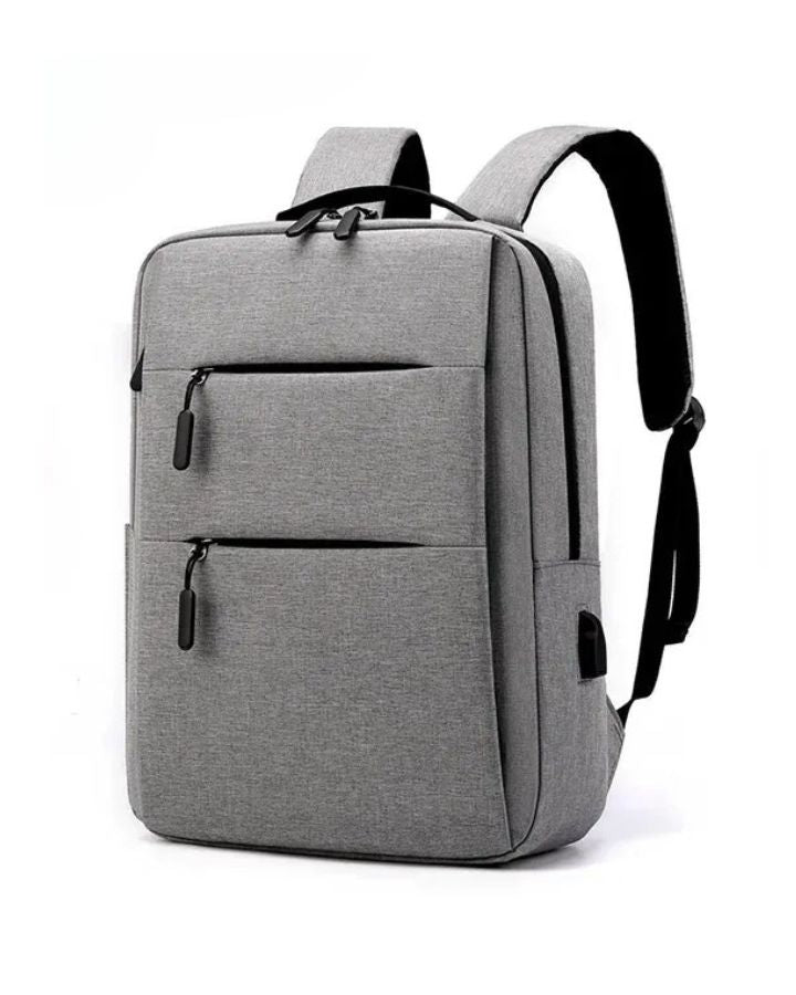 Sac à Dos pour Ordinateur 15 Pouces - Laptop Basic - gris
