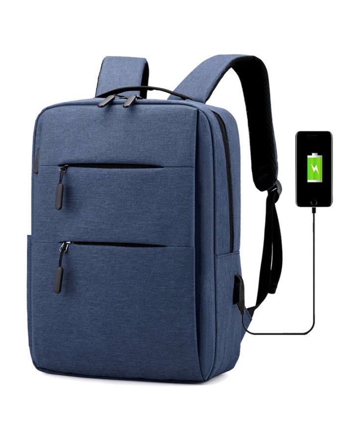 Sac à Dos pour Ordinateur 15 Pouces - Laptop Basic - bleu