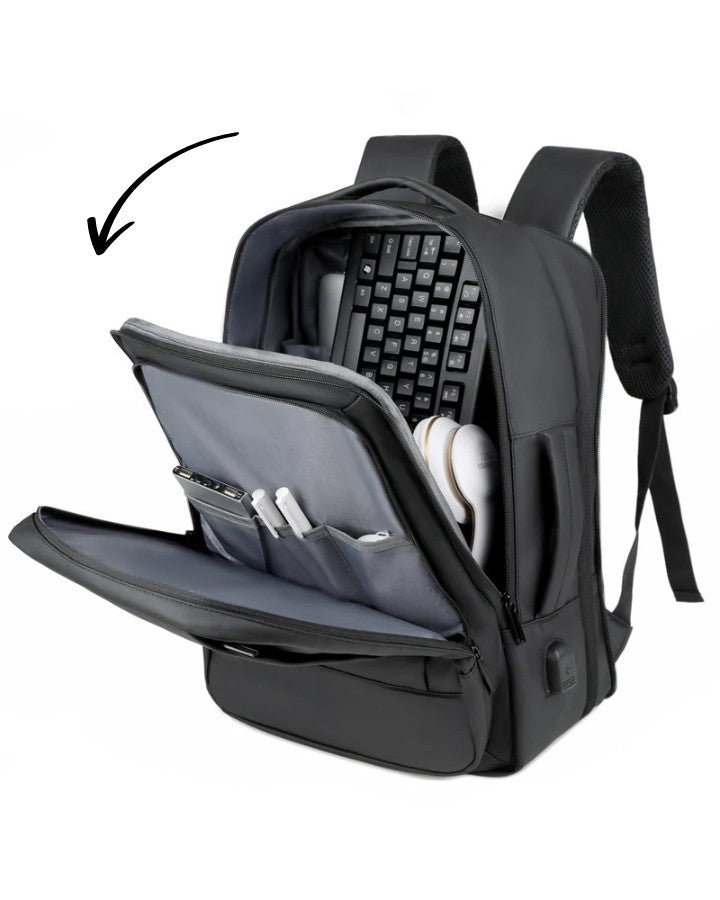 Sac à Dos pour Ordinateur Portable 14 Pouces, 2 compartiments