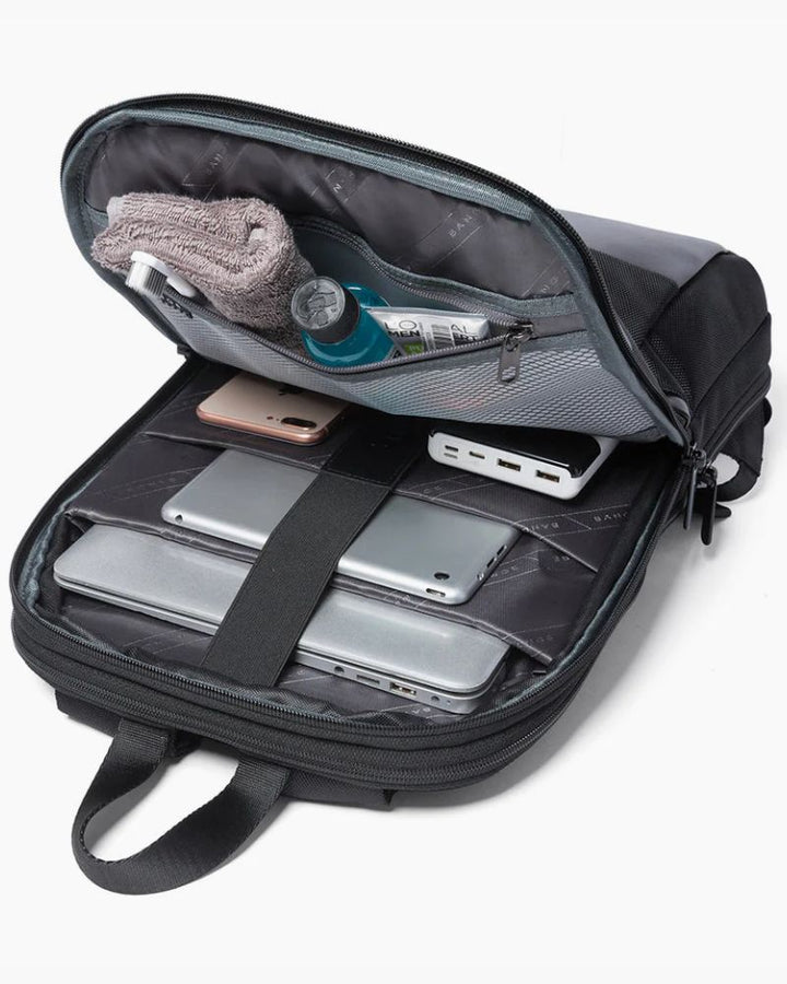 Sac à dos pour ordinateur portable 15.6, ouvert, avec multiples compartiments internes