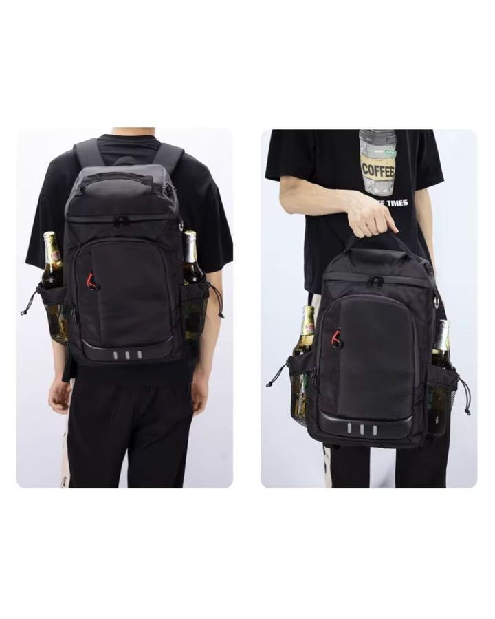 Sac à dos de randonnée isotherme, porté à la main et sur le dos