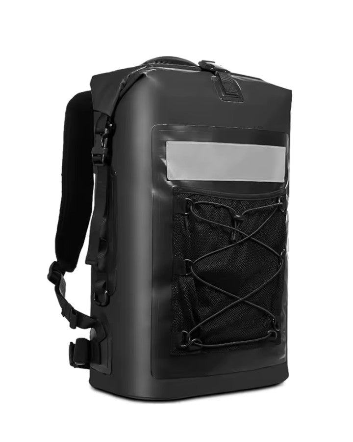 Sac à Dos Roll Top Imperméable, noir