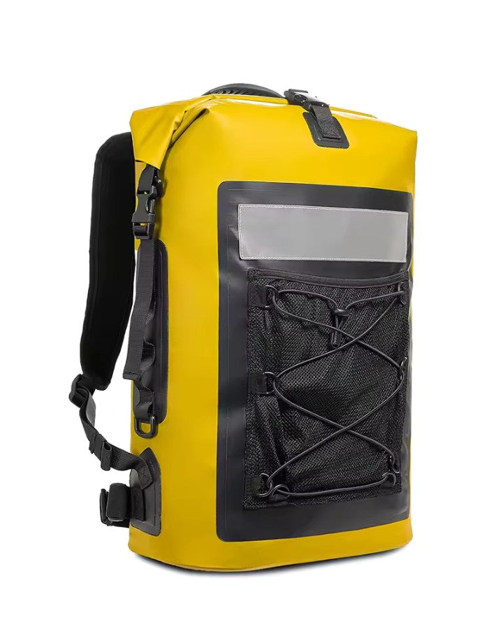 Sac à Dos Roll Top Imperméable, jaune