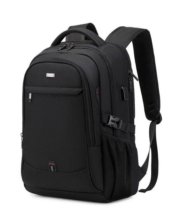 Sac à Dos Scolaire 3 Compartiments, noir