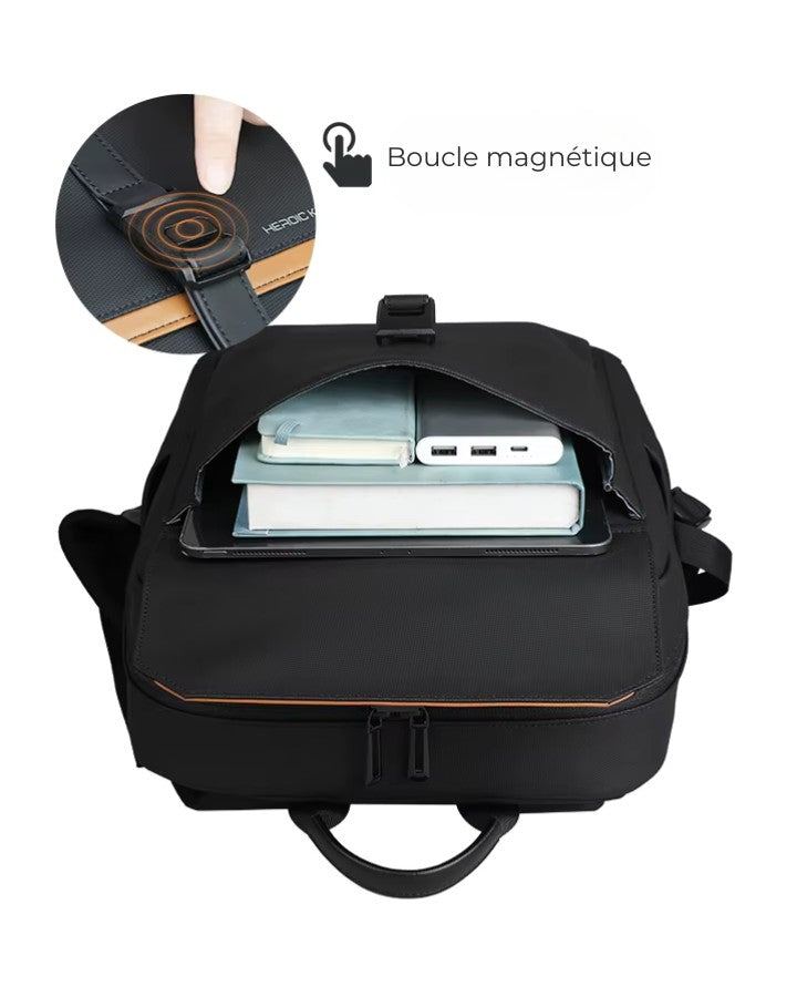 Sac à Dos Urbain Homme HK ouverture avec boucle magnétique