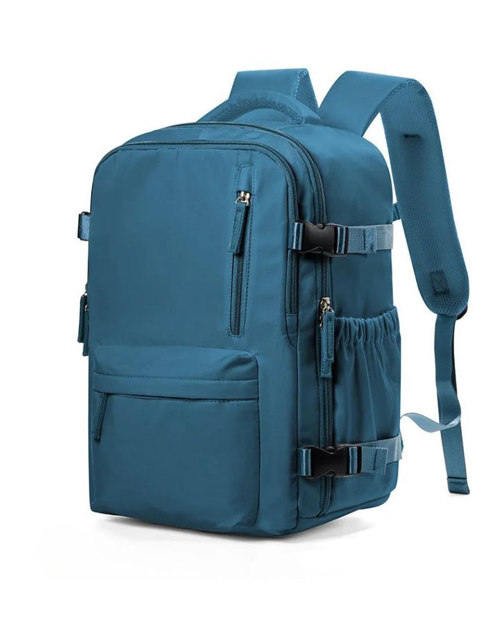 Sac à dos de voyage 40x30x20 cm, coloris vert canard