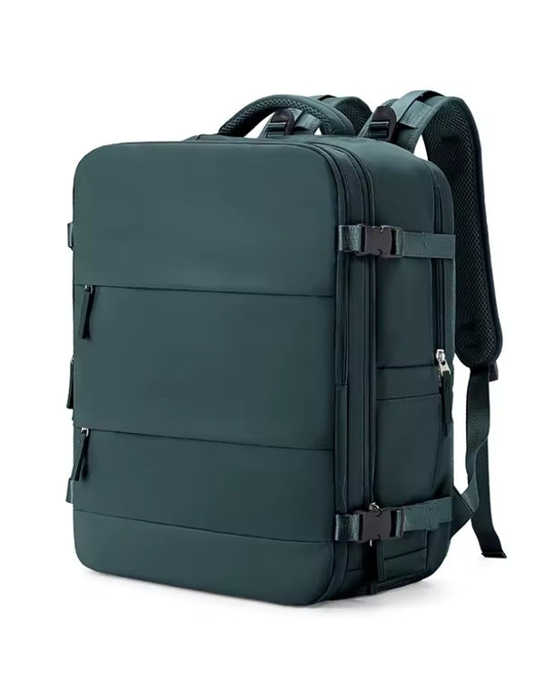 Sac à dos voyage 45 36 20 coloris vert canard