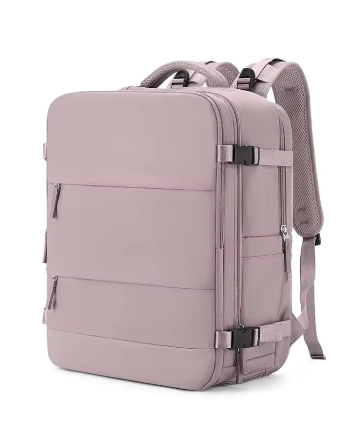 Sac à dos voyage 45 36 20 coloris rose pâle