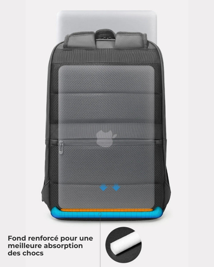 Sac à Dos de Voyage Business, avec fond du sac renforcé pour une meilleure absorption des chocs
