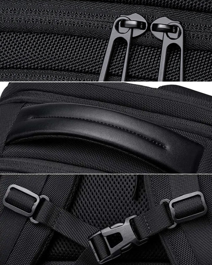 Sac à Dos de Voyage Extensible, détails haut de gamme, luxe