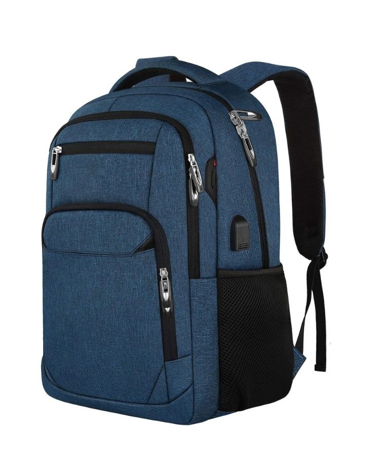 Sac à dos de voyage format cabine, bleu